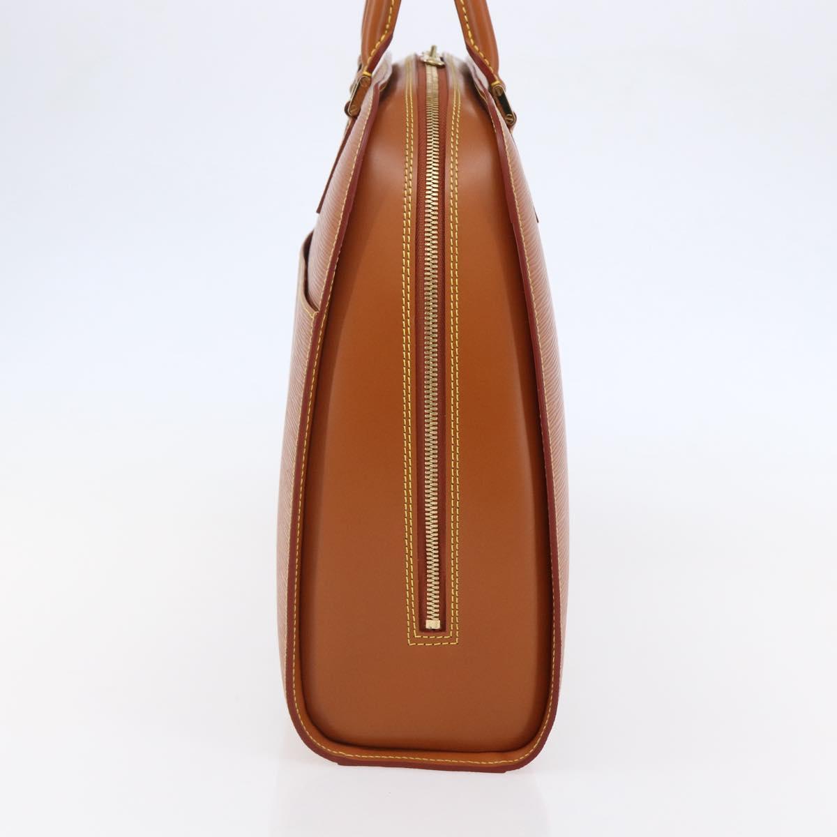 LOUIS VUITTON Epi Sorbonne Hand Bag Zipangu Gold M54518 LV Auth ep11124