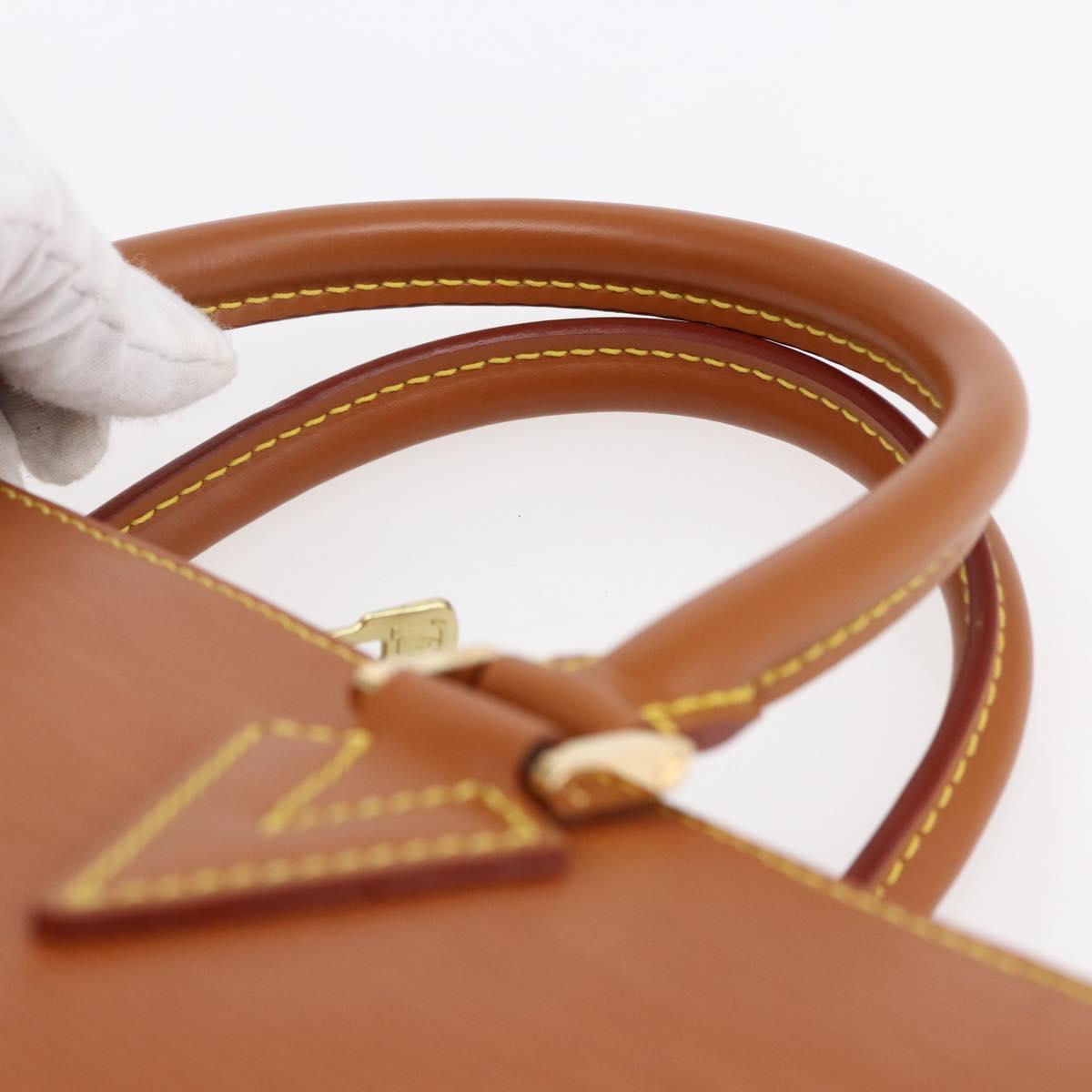 LOUIS VUITTON Epi Sorbonne Hand Bag Zipangu Gold M54518 LV Auth ep11124
