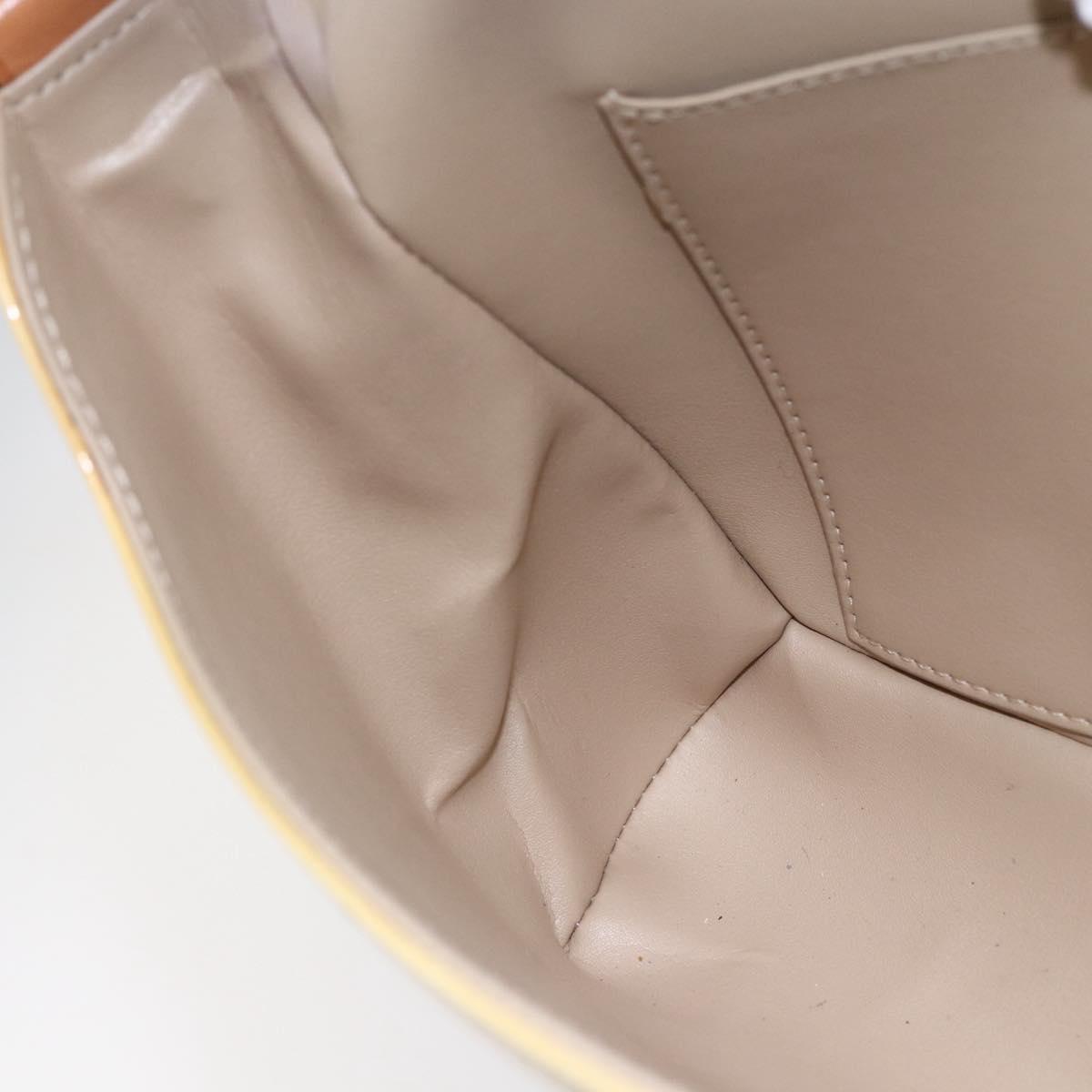 LOUIS VUITTON Monogram Vernis Thompson Street Bag Beige M91301 LV Auth ep11129