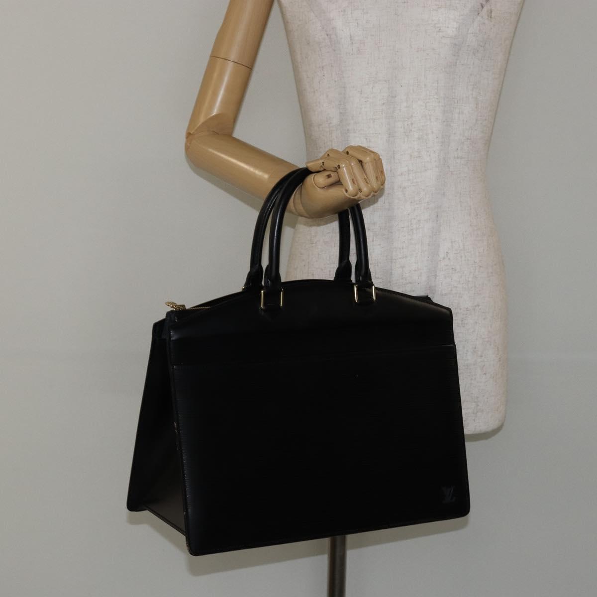 LOUIS VUITTON Epi Riviera Hand Bag Noir Black M48182 LV Auth ep11136