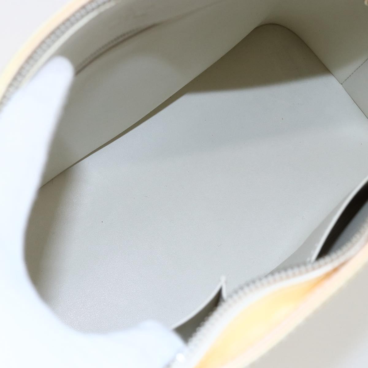 LOUIS VUITTON Monogram Vernis Houston Hand Bag Perle M91342 LV Auth ep11138