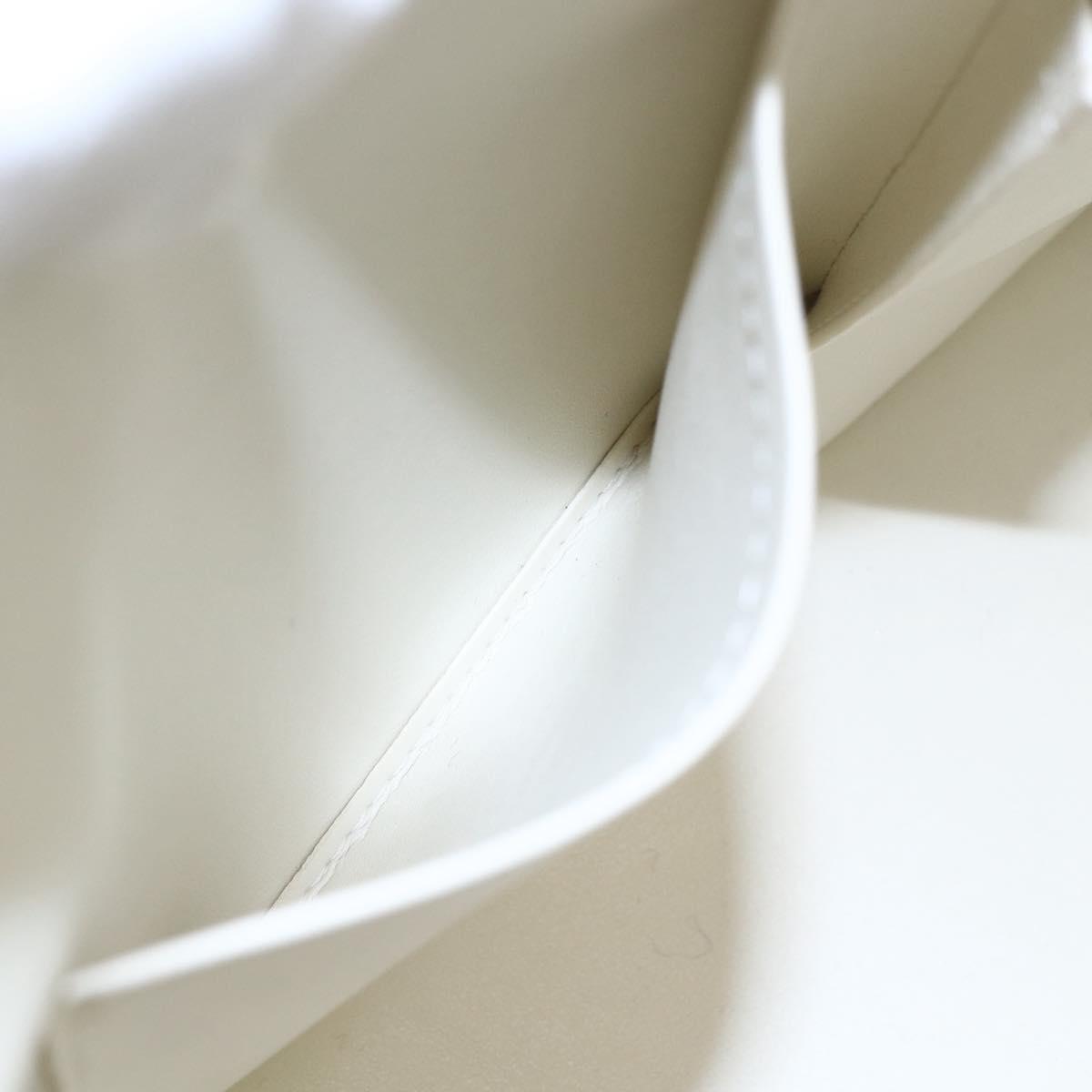 LOUIS VUITTON Monogram Vernis Houston Hand Bag Perle M91342 LV Auth ep11138