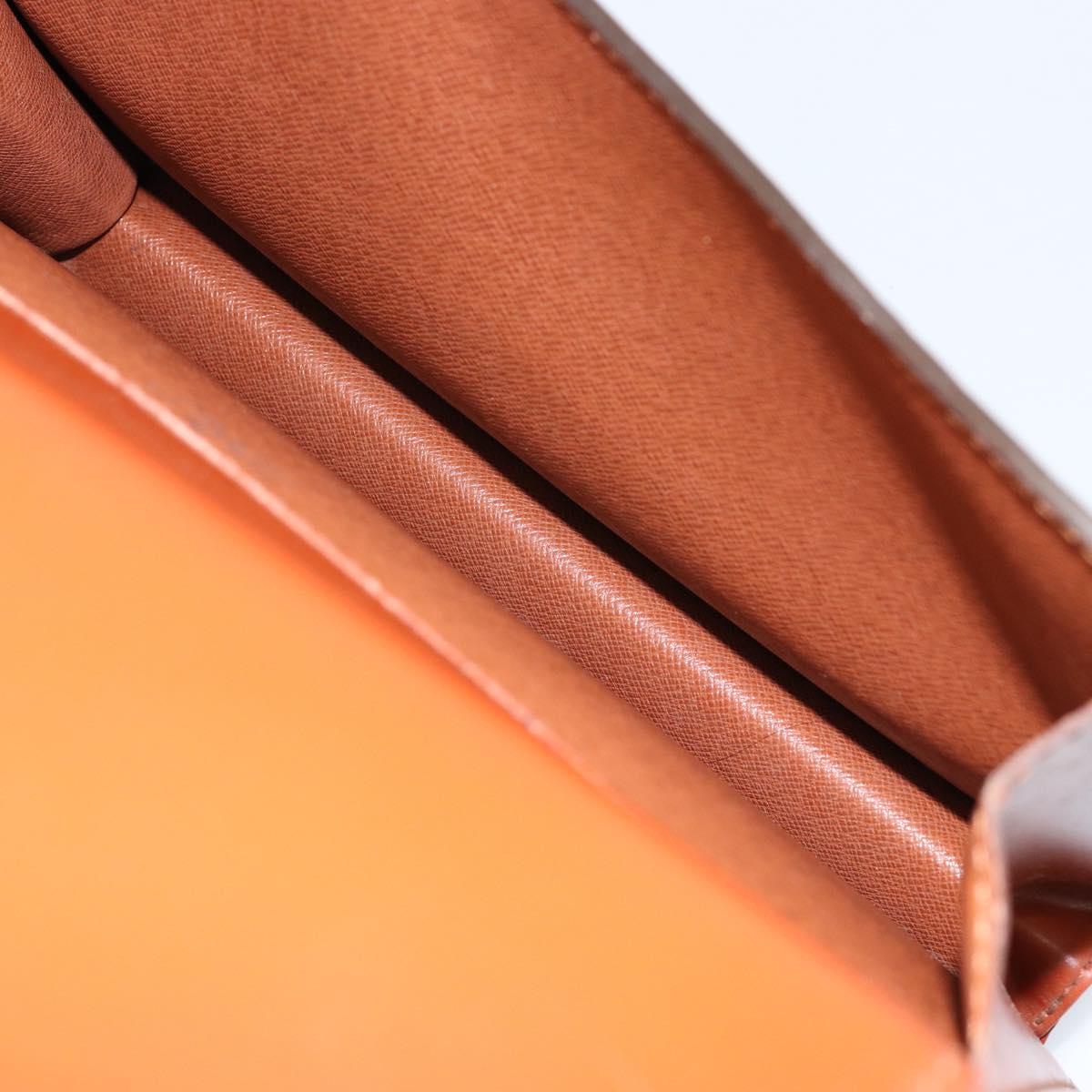 LOUIS VUITTON Epi Grenel Shoulder Bag Brown Kenya M52363 LV Auth ep11143