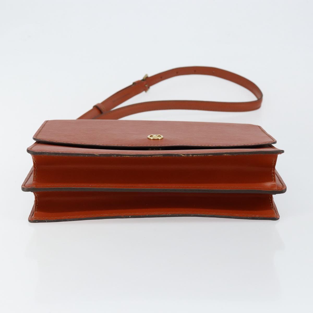 LOUIS VUITTON Epi Grenel Shoulder Bag Brown Kenya M52363 LV Auth ep11143