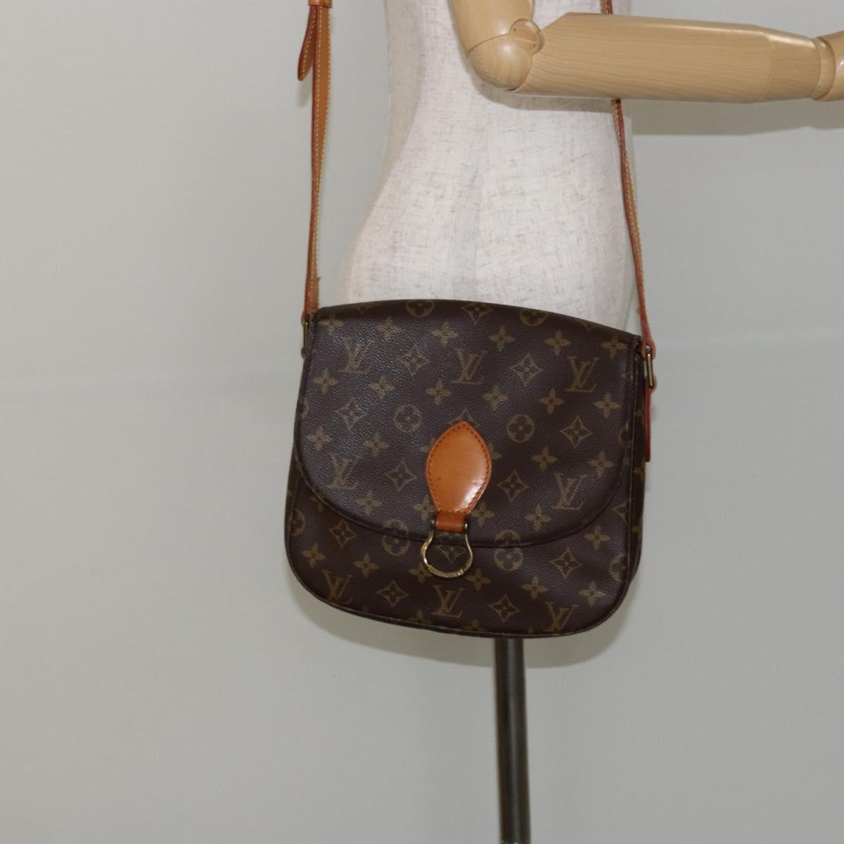 LOUIS VUITTON Monogram Saint Cloud GM Shoulder Bag M51242 LV Auth ep11145
