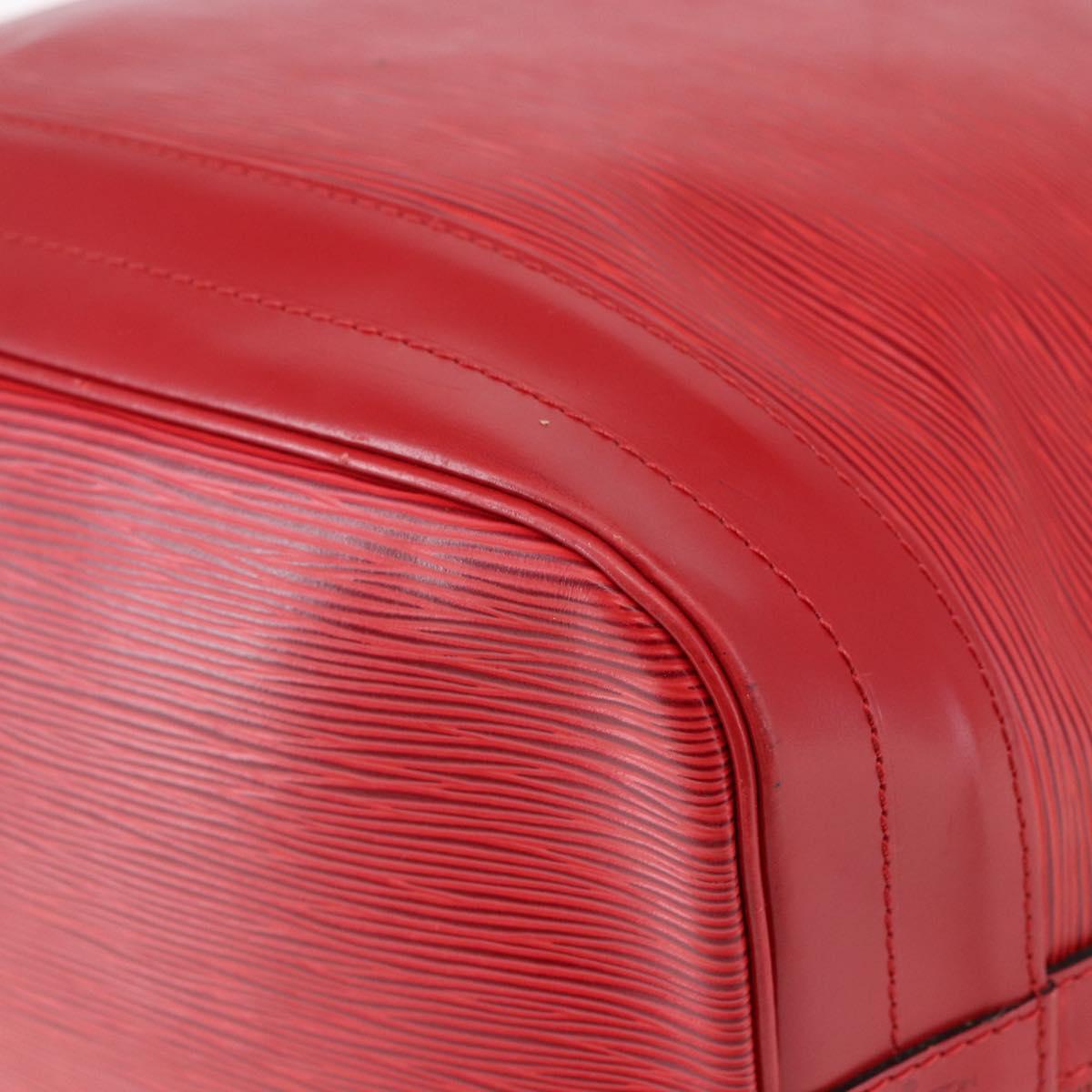 LOUIS VUITTON Epi Noe Shoulder Bag Red M44007 LV Auth ep11146