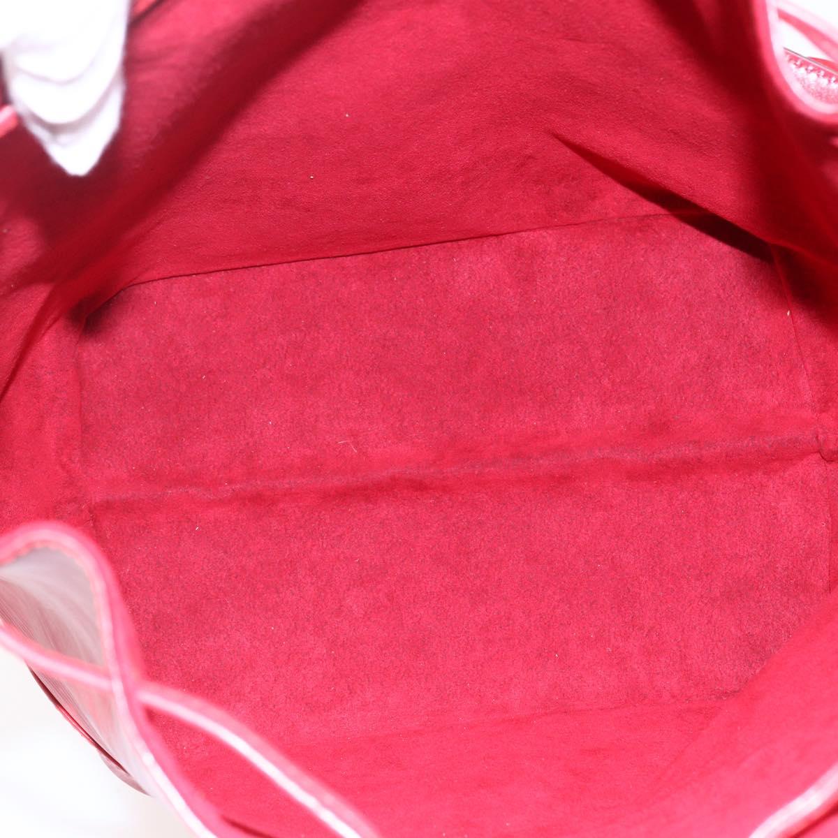 LOUIS VUITTON Epi Noe Shoulder Bag Red M44007 LV Auth ep11146