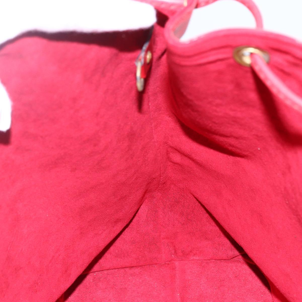 LOUIS VUITTON Epi Noe Shoulder Bag Red M44007 LV Auth ep11146