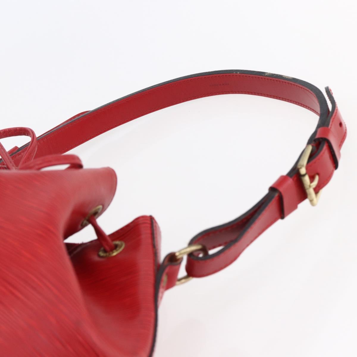 LOUIS VUITTON Epi Noe Shoulder Bag Red M44007 LV Auth ep11146
