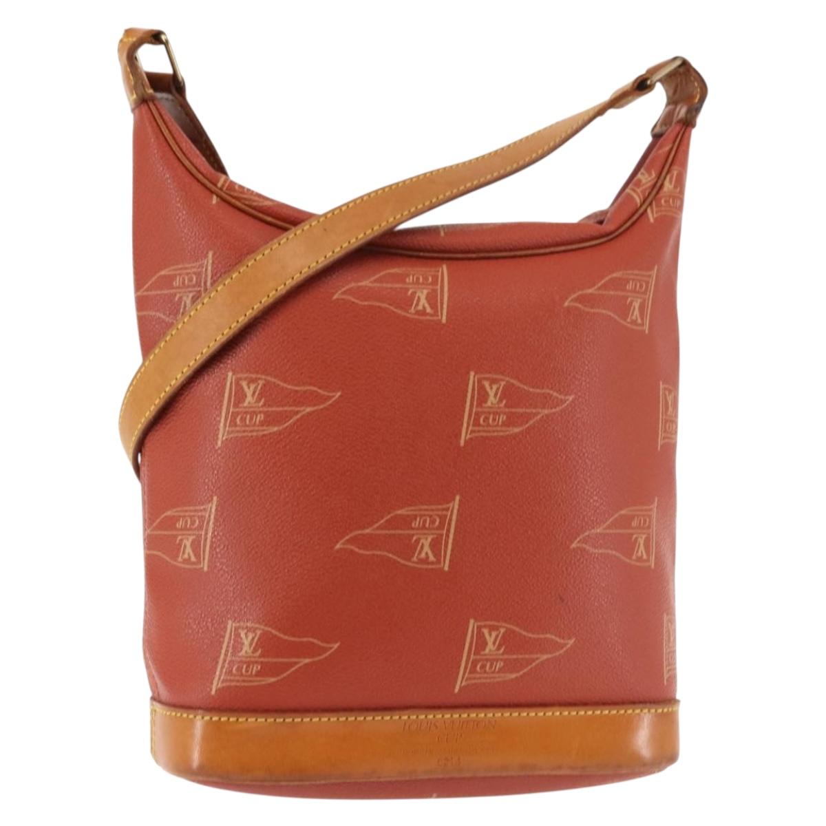 LOUIS VUITTON LOUIS VUITTON Cup Le Touquet Shoulder Bag Red M80027 Auth ep11150