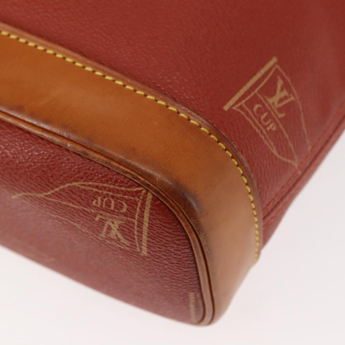 LOUIS VUITTON LOUIS VUITTON Cup Le Touquet Shoulder Bag Red M80027 Auth ep11150