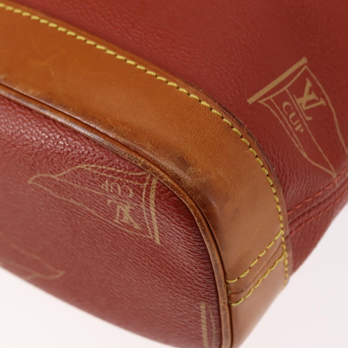 LOUIS VUITTON LOUIS VUITTON Cup Le Touquet Shoulder Bag Red M80027 Auth ep11150