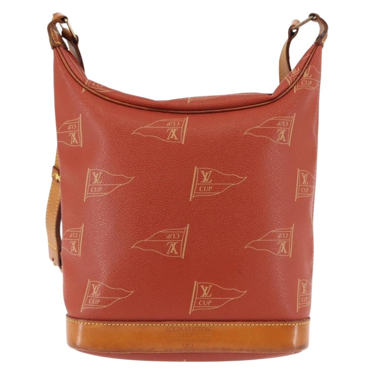 LOUIS VUITTON LOUIS VUITTON Cup Le Touquet Shoulder Bag Red M80027 Auth ep11150