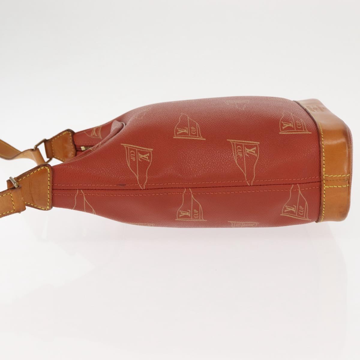 LOUIS VUITTON LOUIS VUITTON Cup Le Touquet Shoulder Bag Red M80027 Auth ep11150
