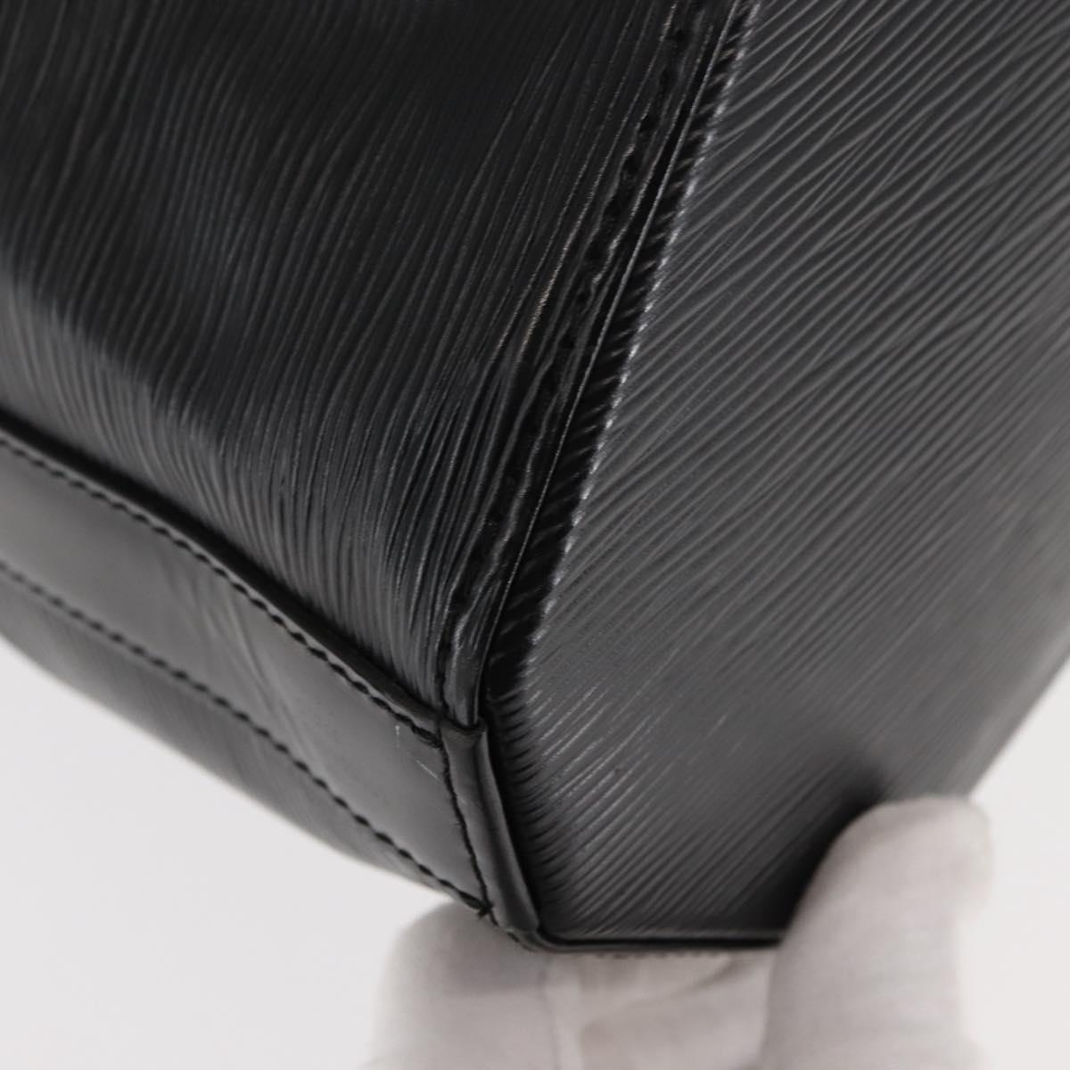 LOUIS VUITTON Epi Sac Depaule GM Shoulder Bag Black M80155 LV Auth ep11151