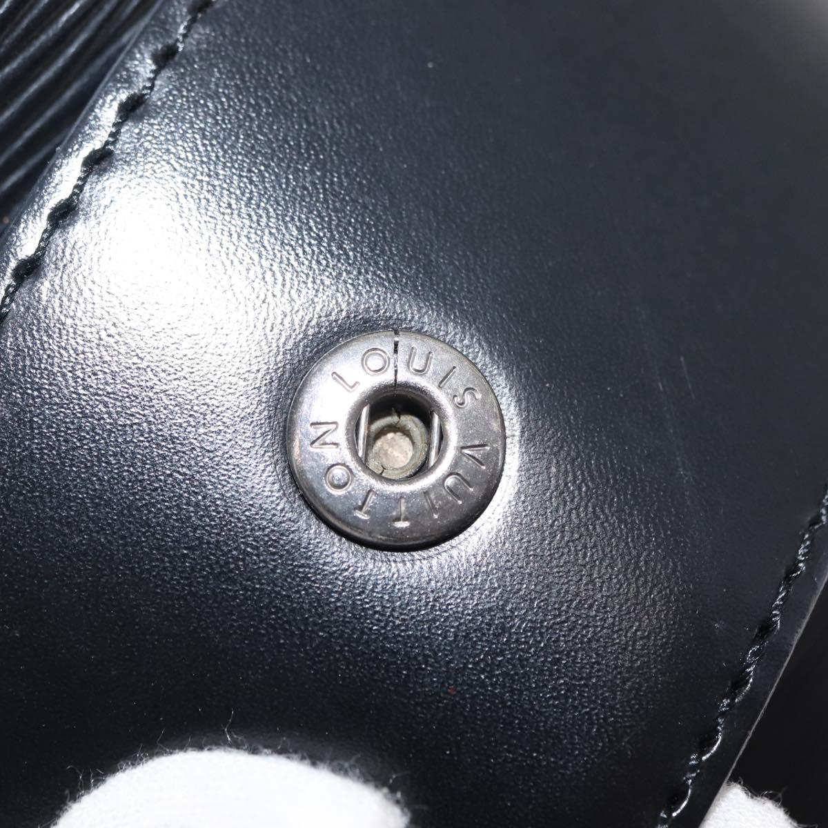 LOUIS VUITTON Epi Sac Depaule GM Shoulder Bag Black M80155 LV Auth ep11151