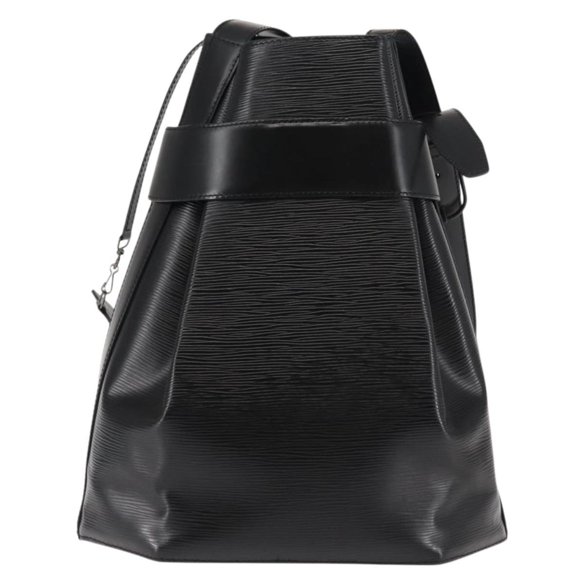 LOUIS VUITTON Epi Sac Depaule GM Shoulder Bag Black M80155 LV Auth ep11151