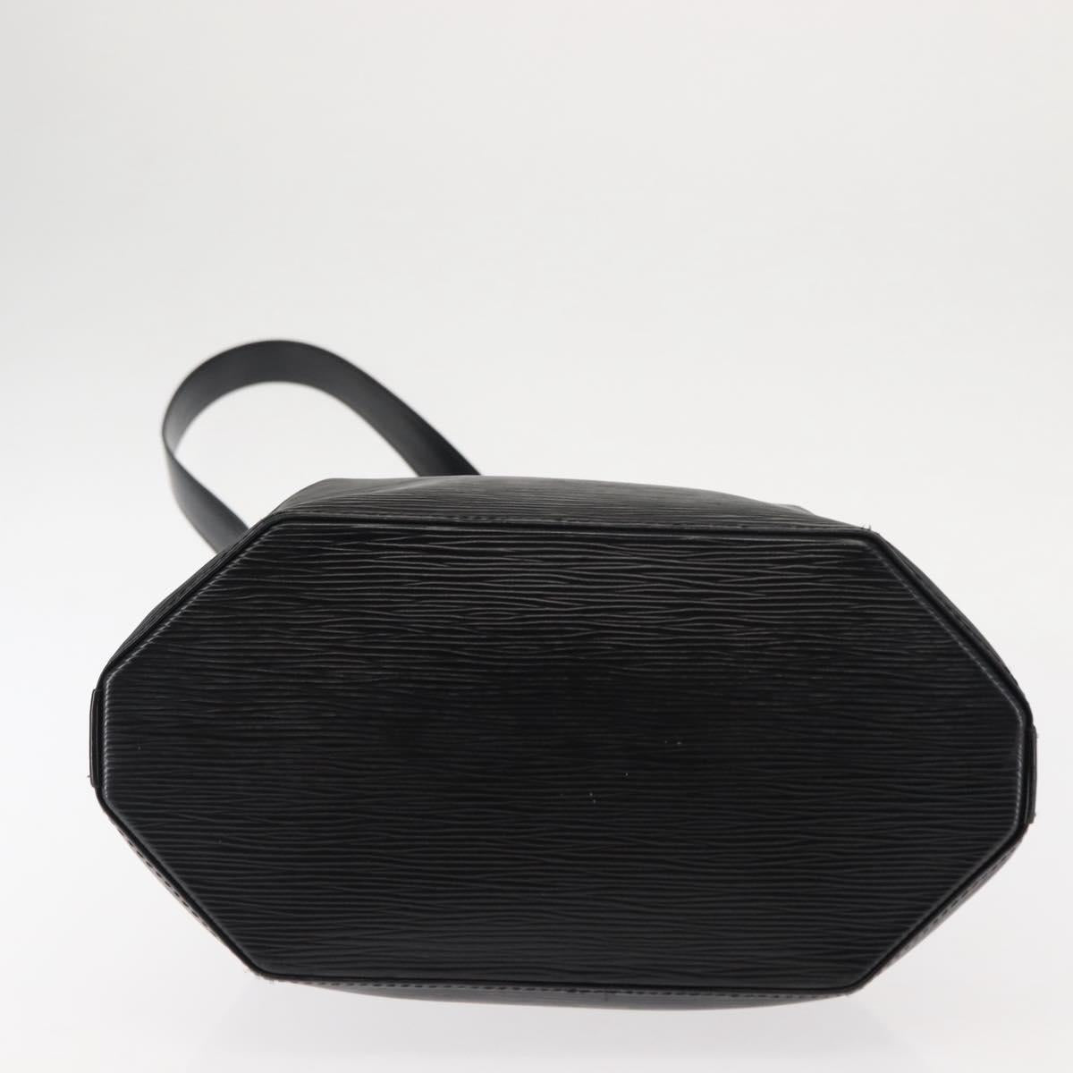 LOUIS VUITTON Epi Sac Depaule GM Shoulder Bag Black M80155 LV Auth ep11151