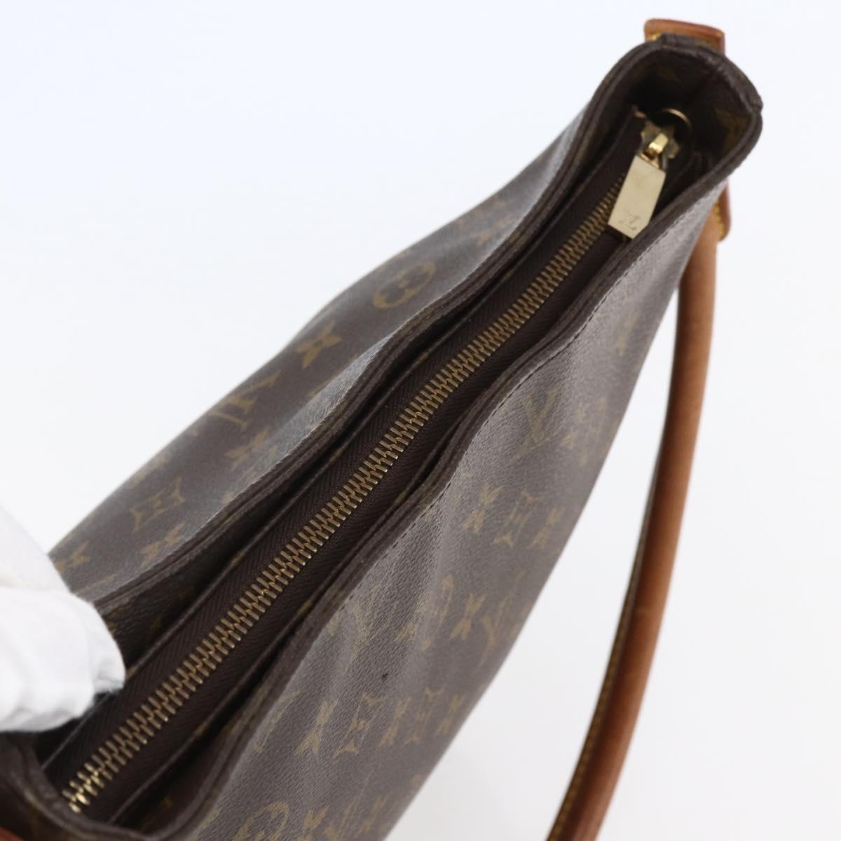 LOUIS VUITTON Monogram Looping GM Shoulder Bag M51145 LV Auth ep11152