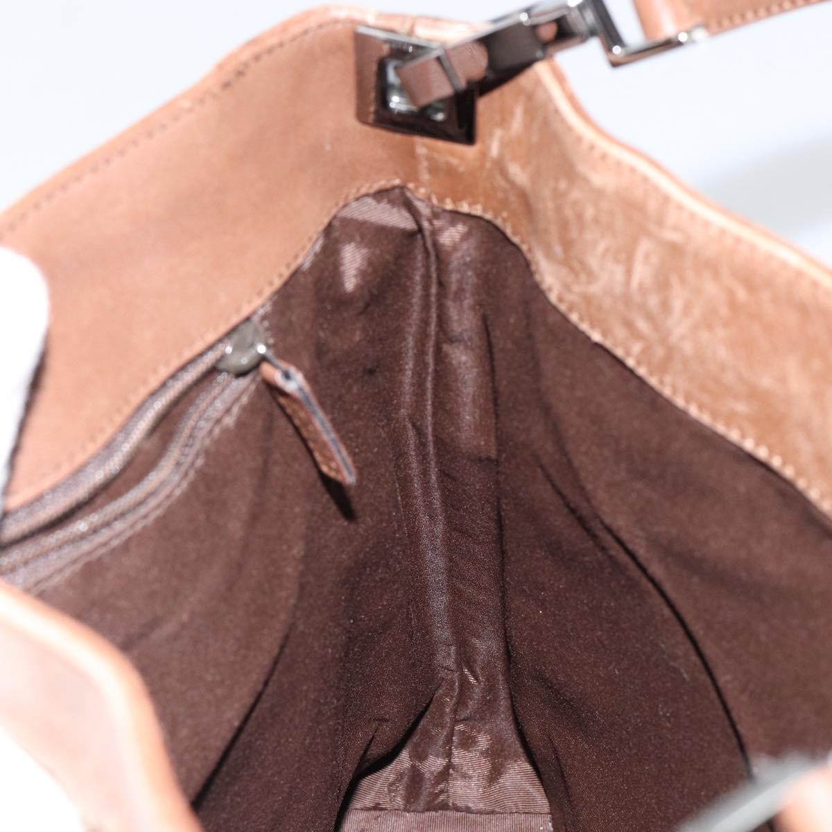 GUCCI GG Canvas Shoulder Bag Beige Brown Auth ep11167