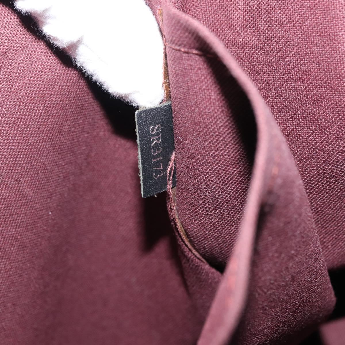 LOUIS VUITTON Monogram Macassar Porte Documents Jules NM Bag M40868 Auth ep11170