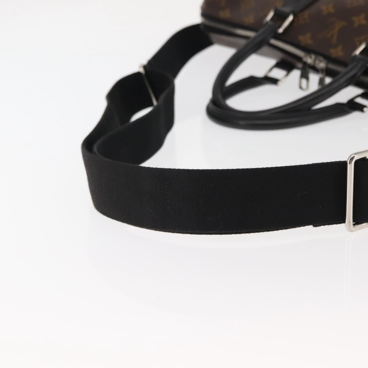 LOUIS VUITTON Monogram Macassar Porte Documents Jules NM Bag M40868 Auth ep11170