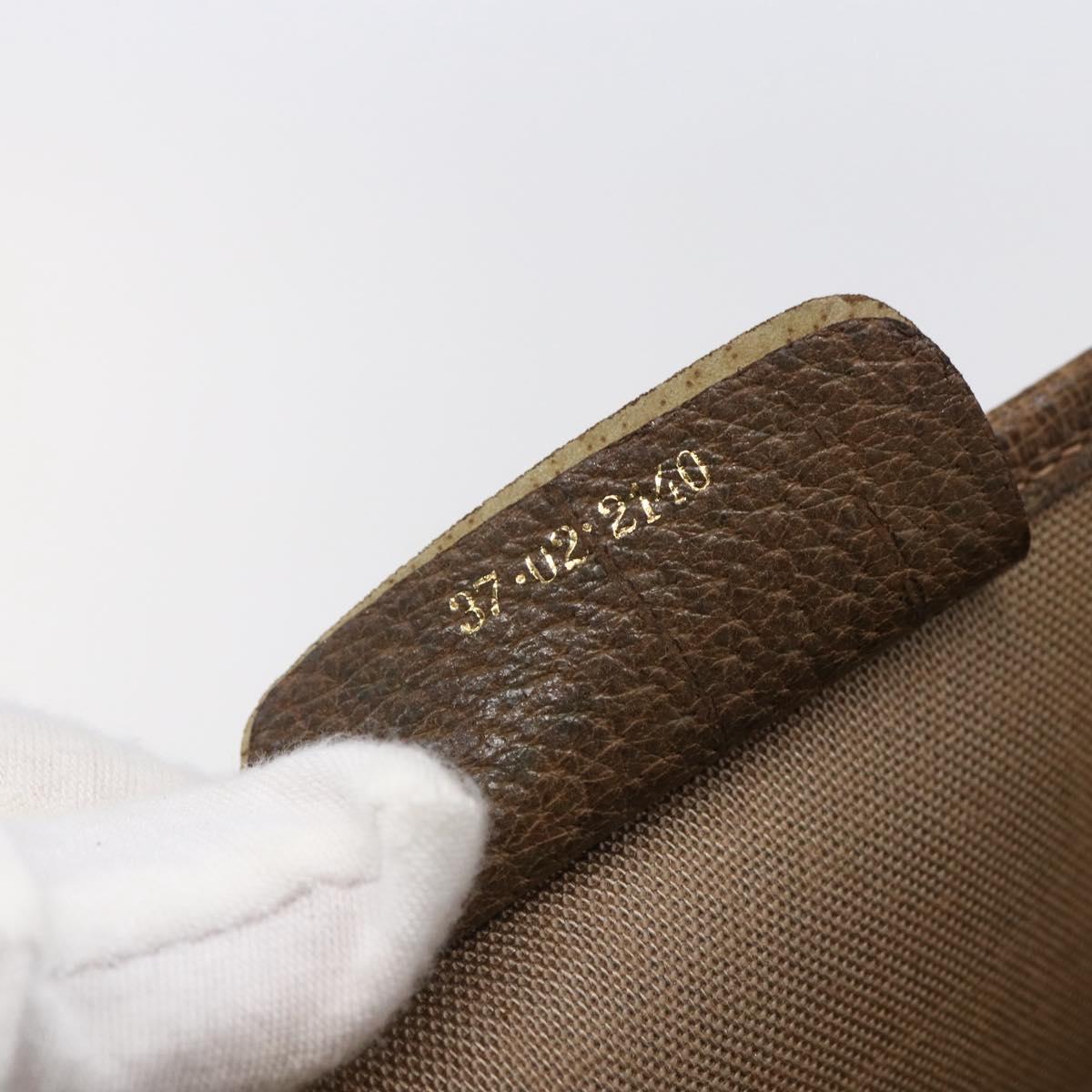 GUCCI GG Supreme Web Sherry Line Tote Bag PVC Beige 37 02 2140 Auth ep11172