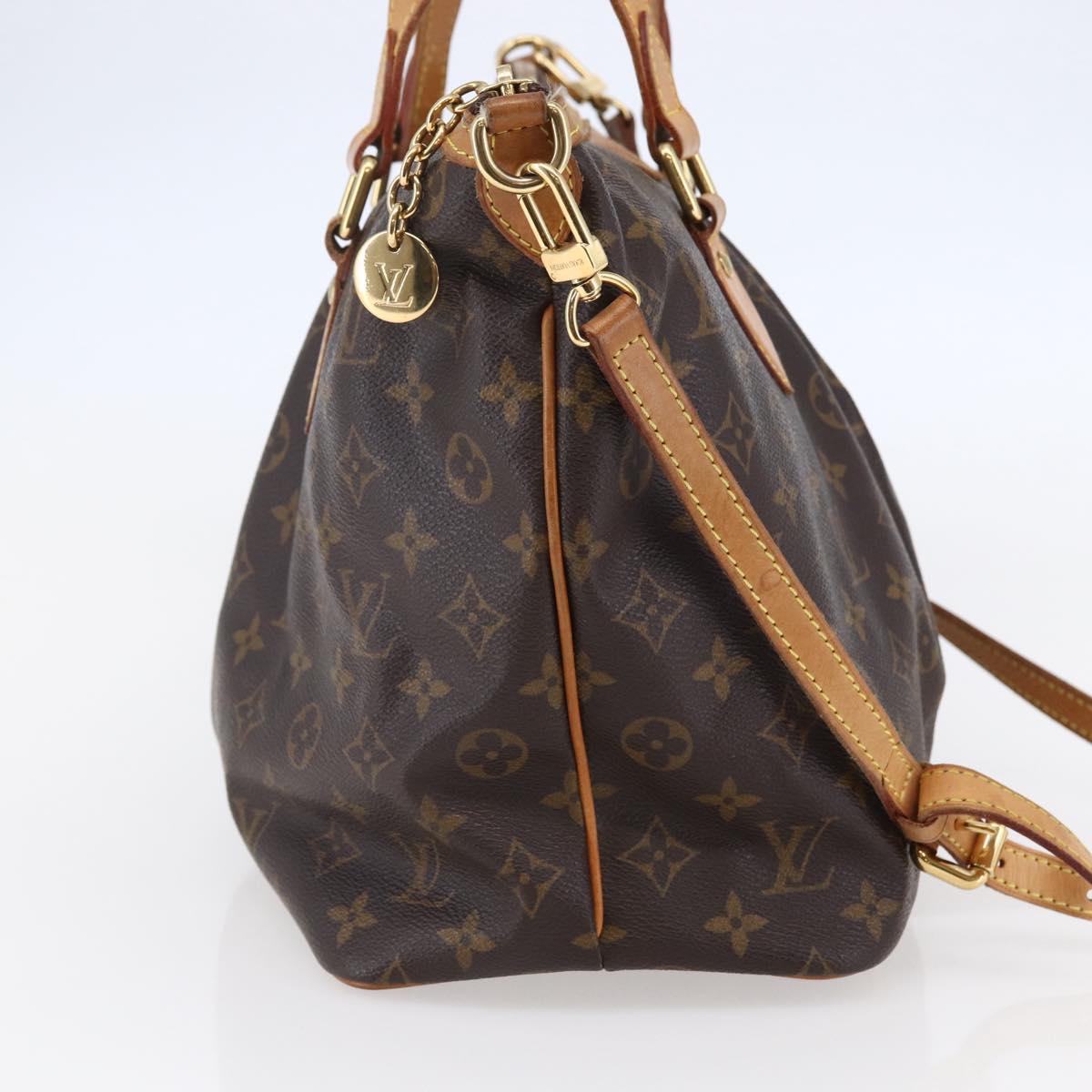 LOUIS VUITTON Monogram Palermo PM Tote Bag 2way M40145 LV Auth ep11173