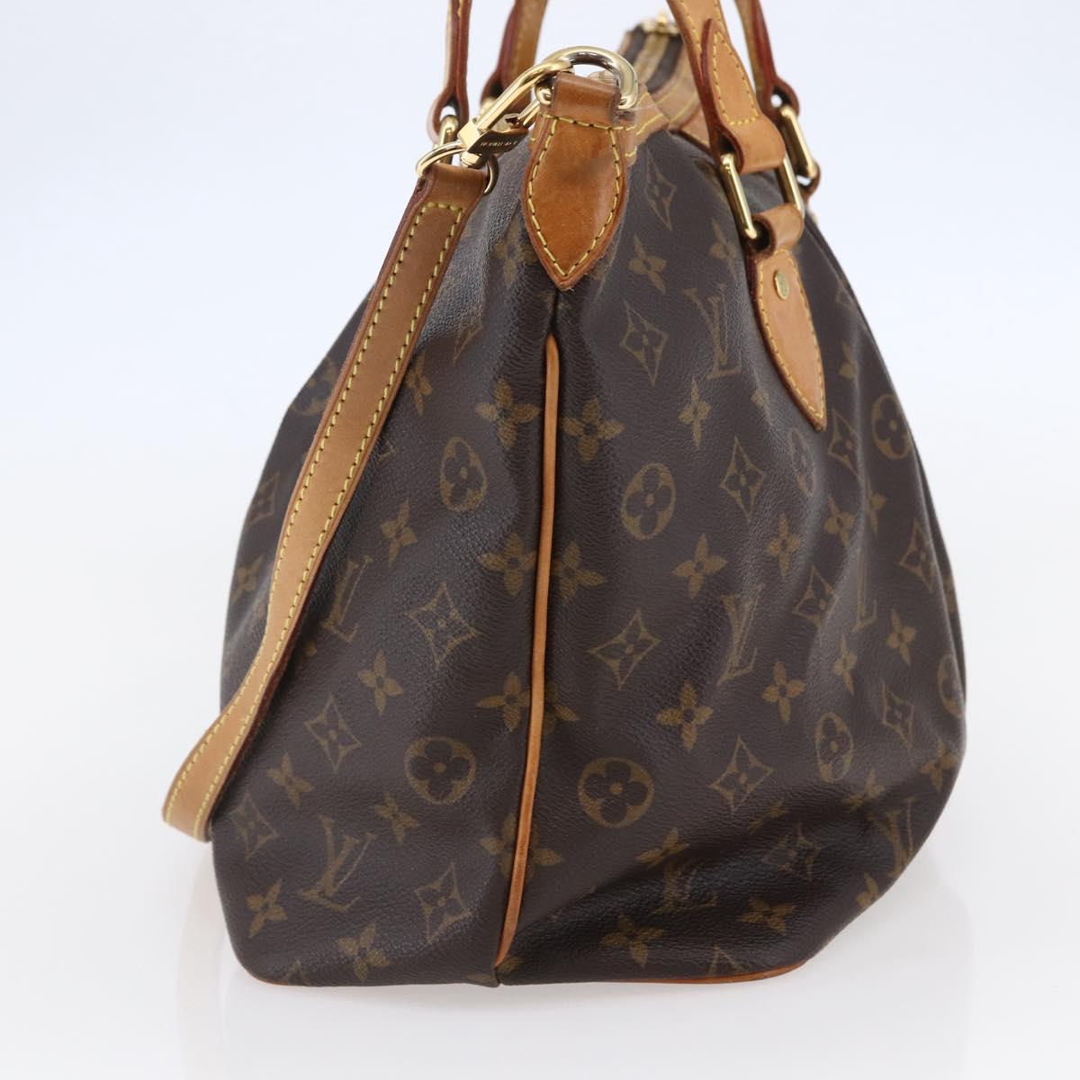 LOUIS VUITTON Monogram Palermo PM Tote Bag 2way M40145 LV Auth ep11173