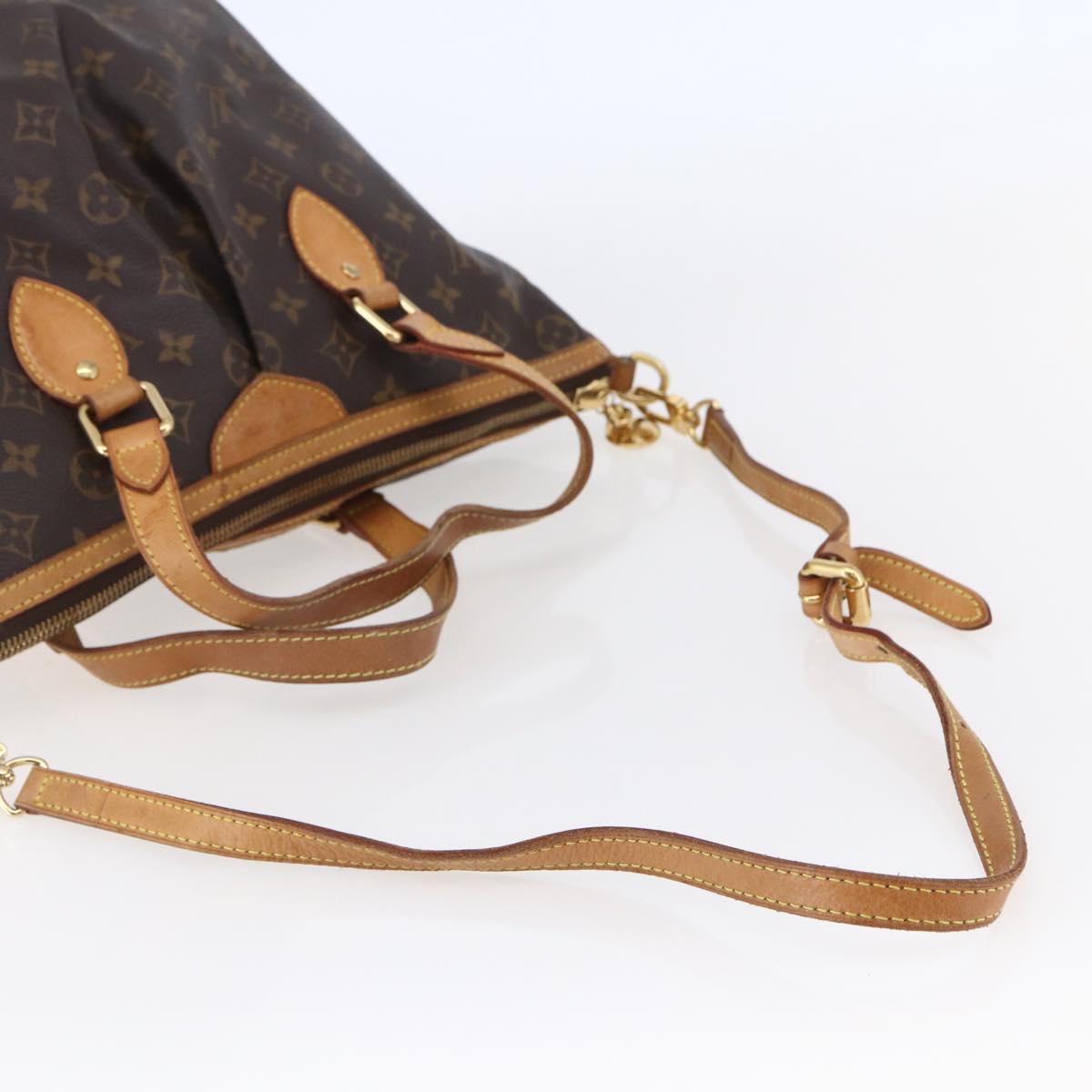 LOUIS VUITTON Monogram Palermo PM Tote Bag 2way M40145 LV Auth ep11173