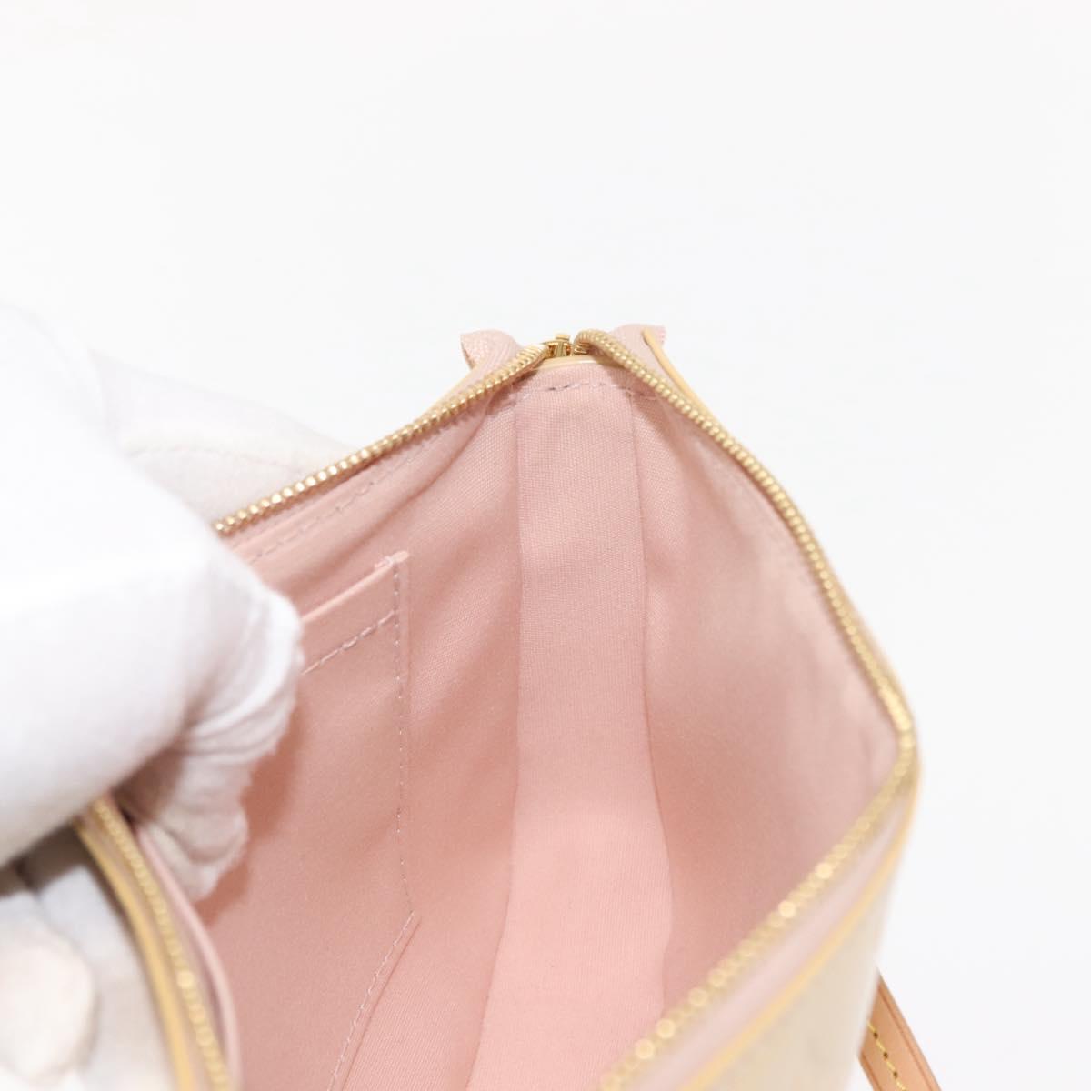 LOUIS VUITTON Vernis Pochette Accessoires Rose Angelique M90072 LV Auth ep11176