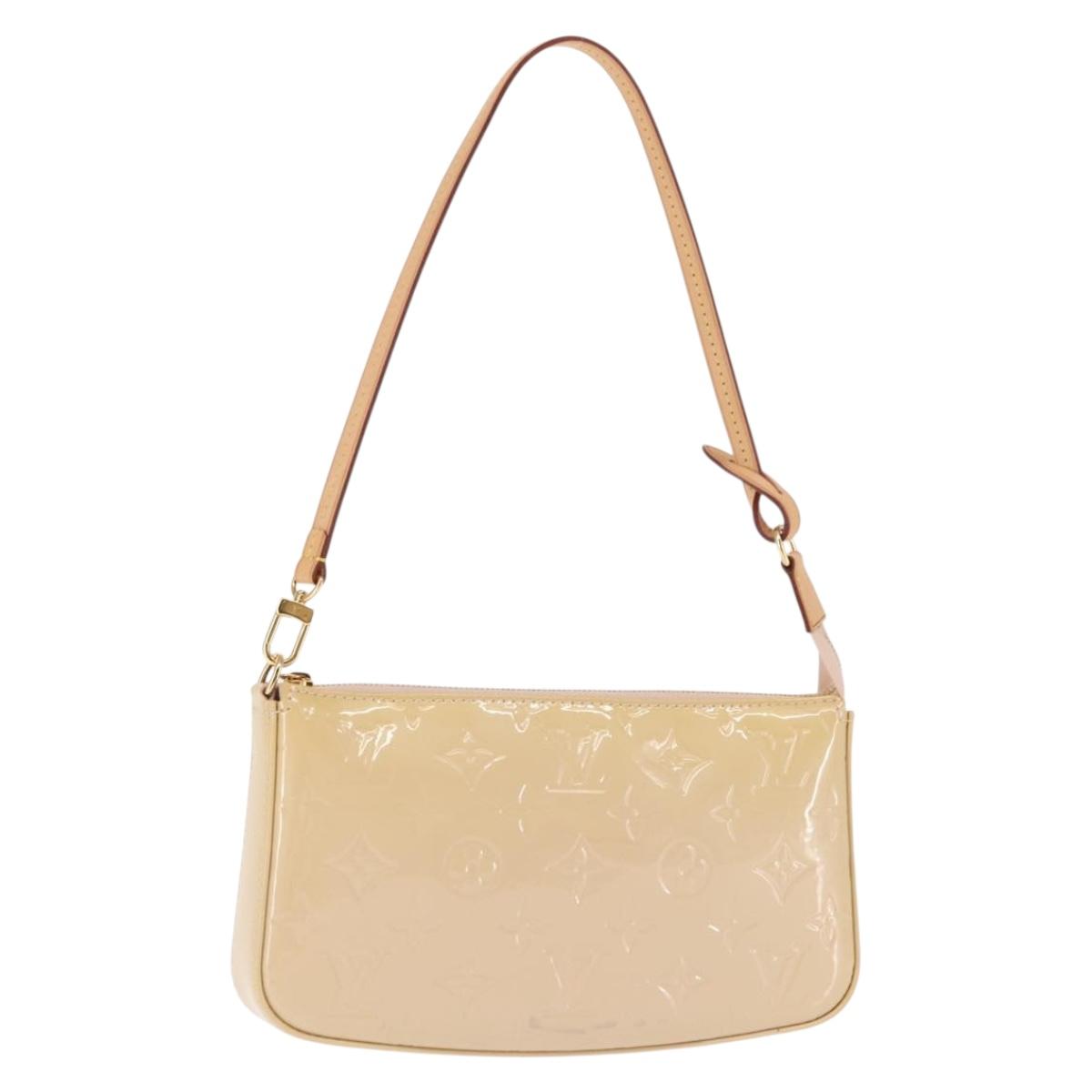 LOUIS VUITTON Vernis Pochette Accessoires Rose Angelique M90072 LV Auth ep11176