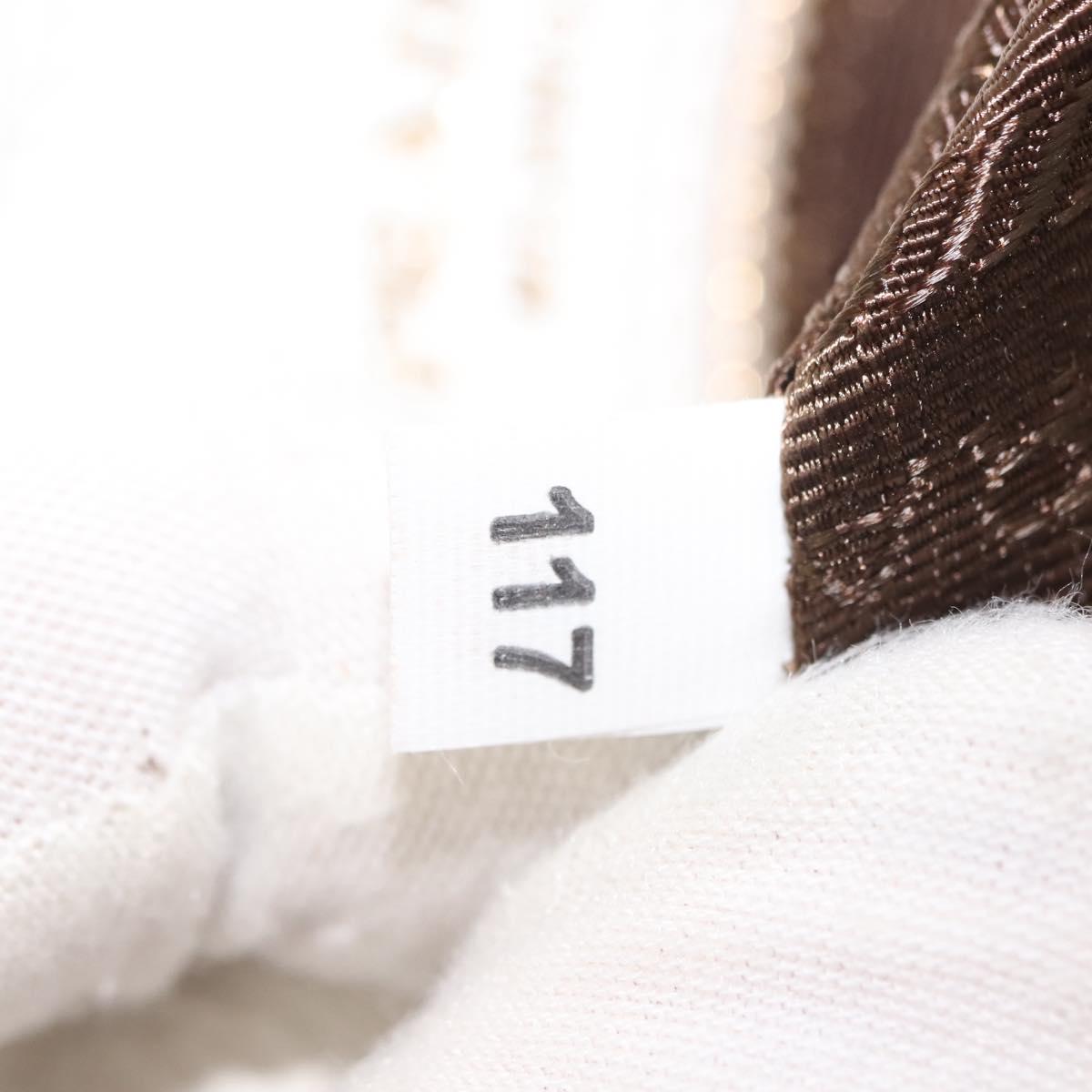 PRADA Shoulder Bag Leather White Gold Auth ep11182