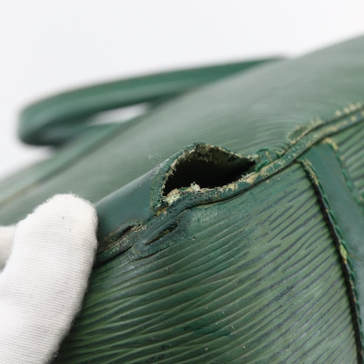 LOUIS VUITTON Epi Porte Documents Voyage Business Bag Green M54474 Auth ep11183