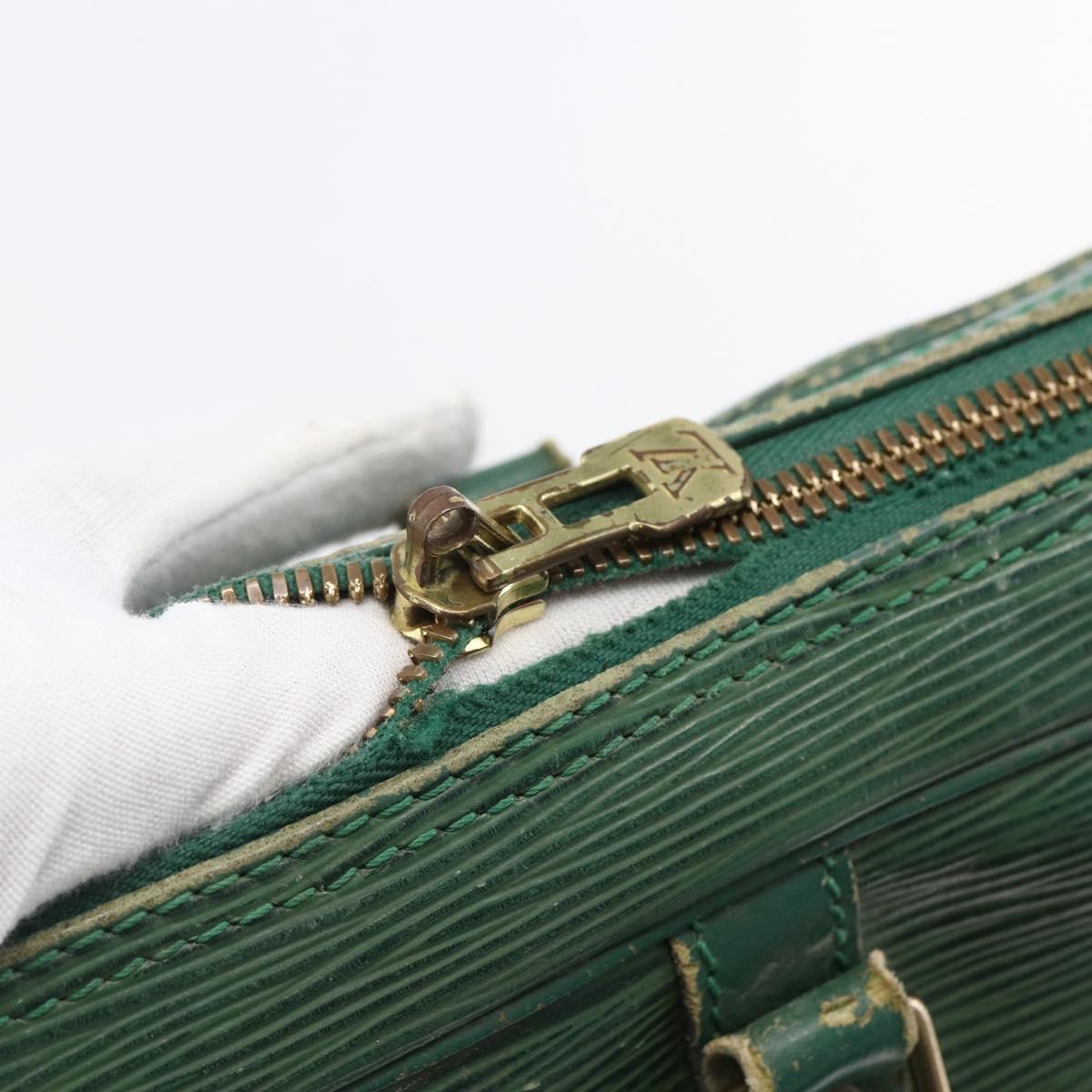 LOUIS VUITTON Epi Porte Documents Voyage Business Bag Green M54474 Auth ep11183