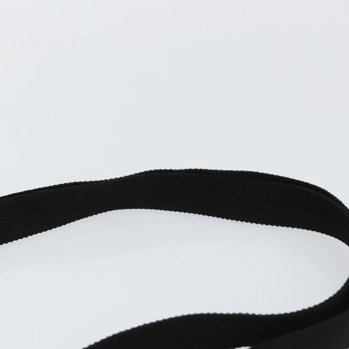 GUCCI GG Canvas Shoulder Bag Black Silver 27639 Auth ep11186