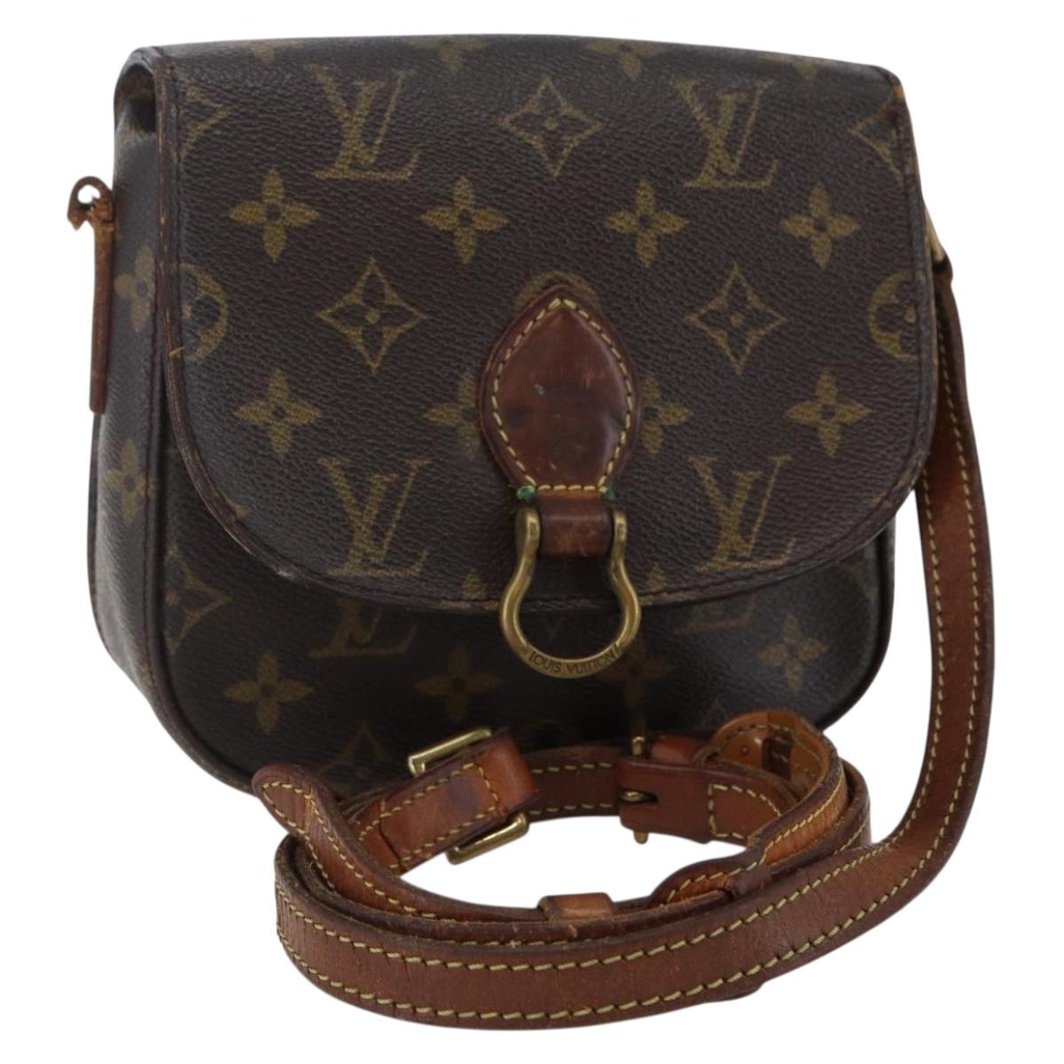 LOUIS VUITTON Monogram Saint Cloud PM Shoulder Bag M51244 LV Auth ep11189