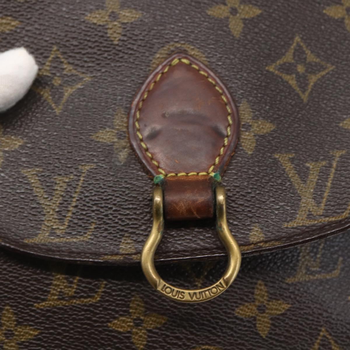 LOUIS VUITTON Monogram Saint Cloud PM Shoulder Bag M51244 LV Auth ep11189