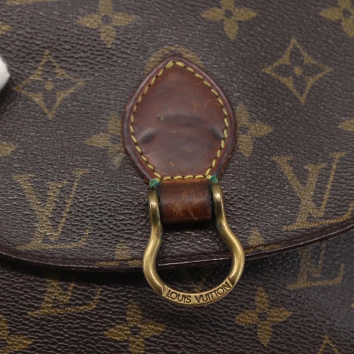 LOUIS VUITTON Monogram Saint Cloud PM Shoulder Bag M51244 LV Auth ep11189