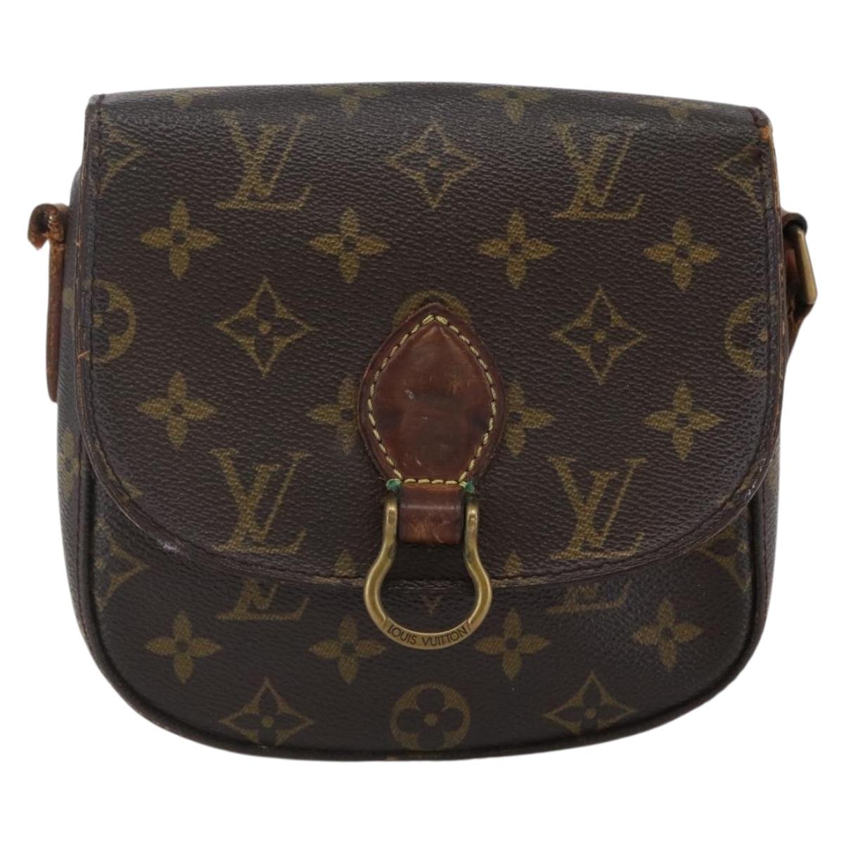 LOUIS VUITTON Monogram Saint Cloud PM Shoulder Bag M51244 LV Auth ep11189