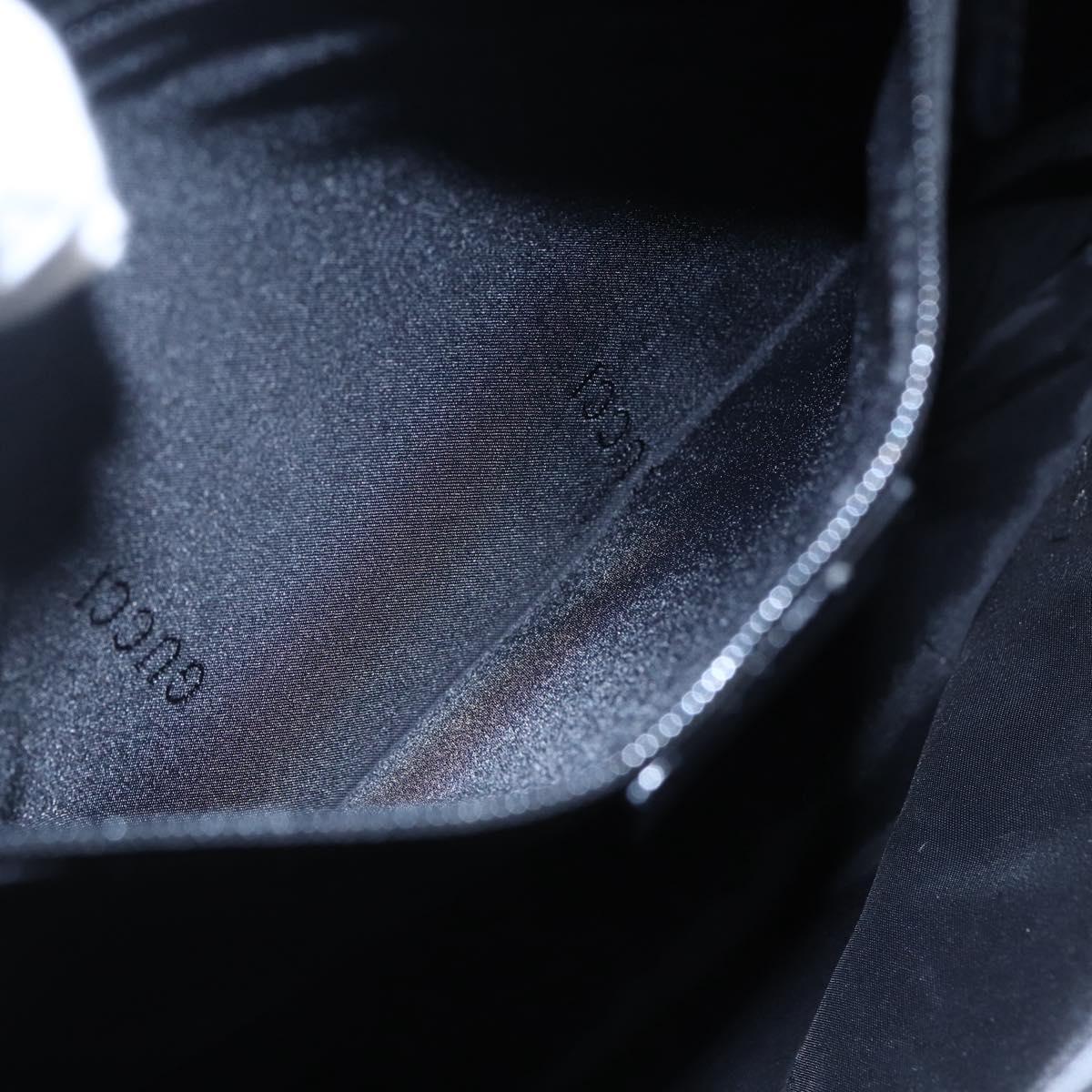 GUCCI GG Canvas Tote Bag Nylon Black Auth ep11191