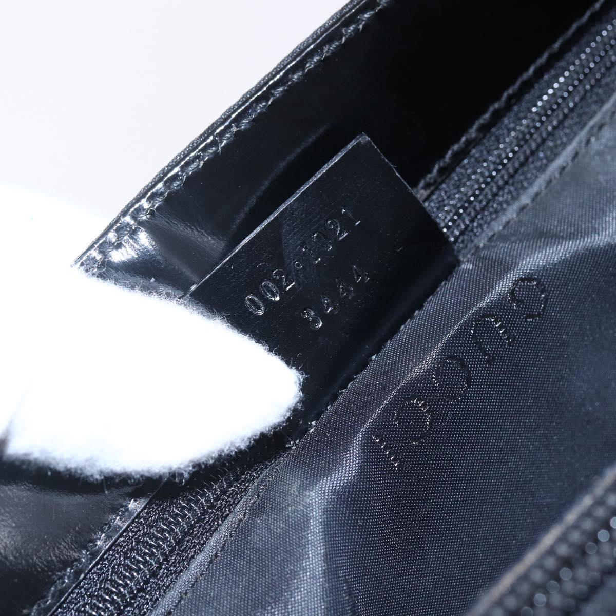 GUCCI GG Canvas Tote Bag Nylon Black Auth ep11191