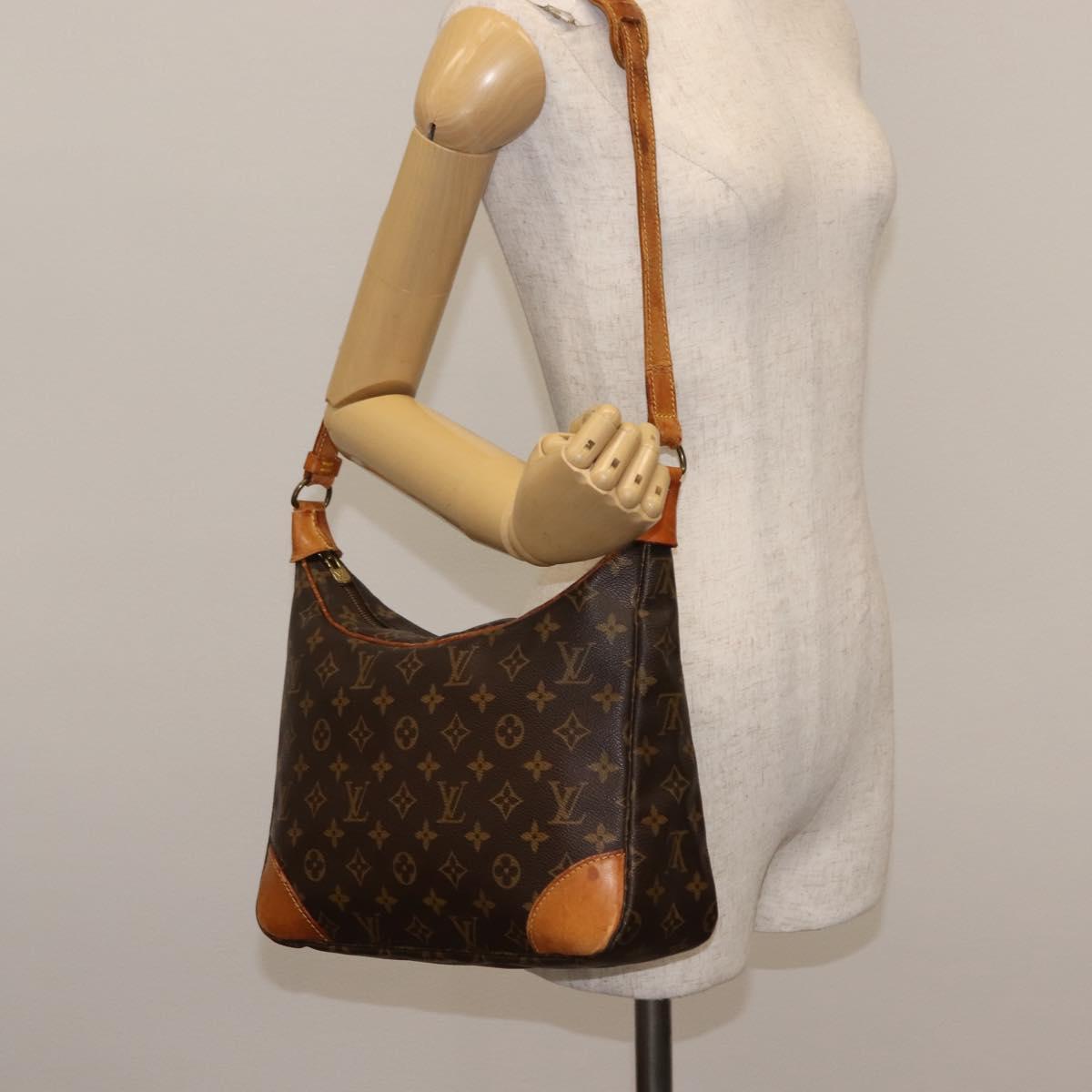 LOUIS VUITTON Monogram Boulogne 30 Shoulder Bag M51265 LV Auth ep11193