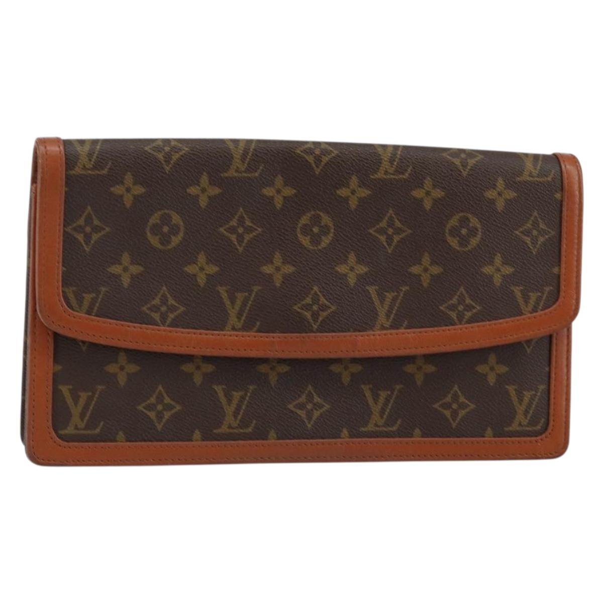 LOUIS VUITTON Monogram Pochette Dam GM Clutch Bag M51810 LV Auth ep11197