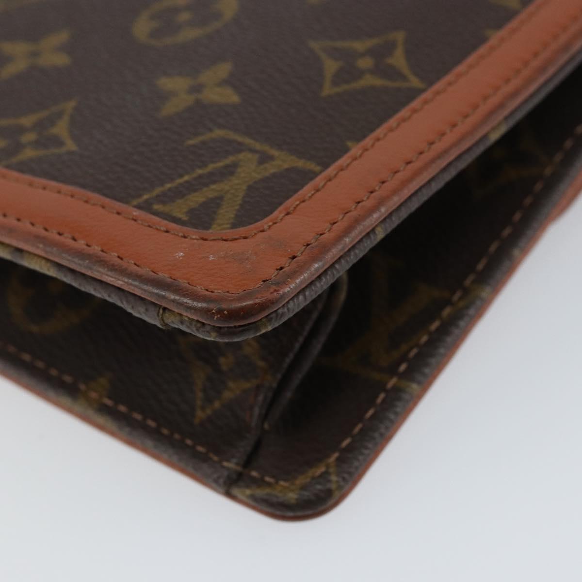 LOUIS VUITTON Monogram Pochette Dam GM Clutch Bag M51810 LV Auth ep11197