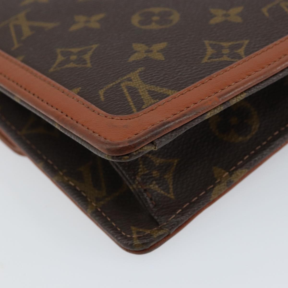 LOUIS VUITTON Monogram Pochette Dam GM Clutch Bag M51810 LV Auth ep11197
