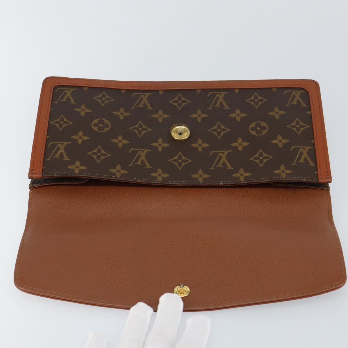 LOUIS VUITTON Monogram Pochette Dam GM Clutch Bag M51810 LV Auth ep11197