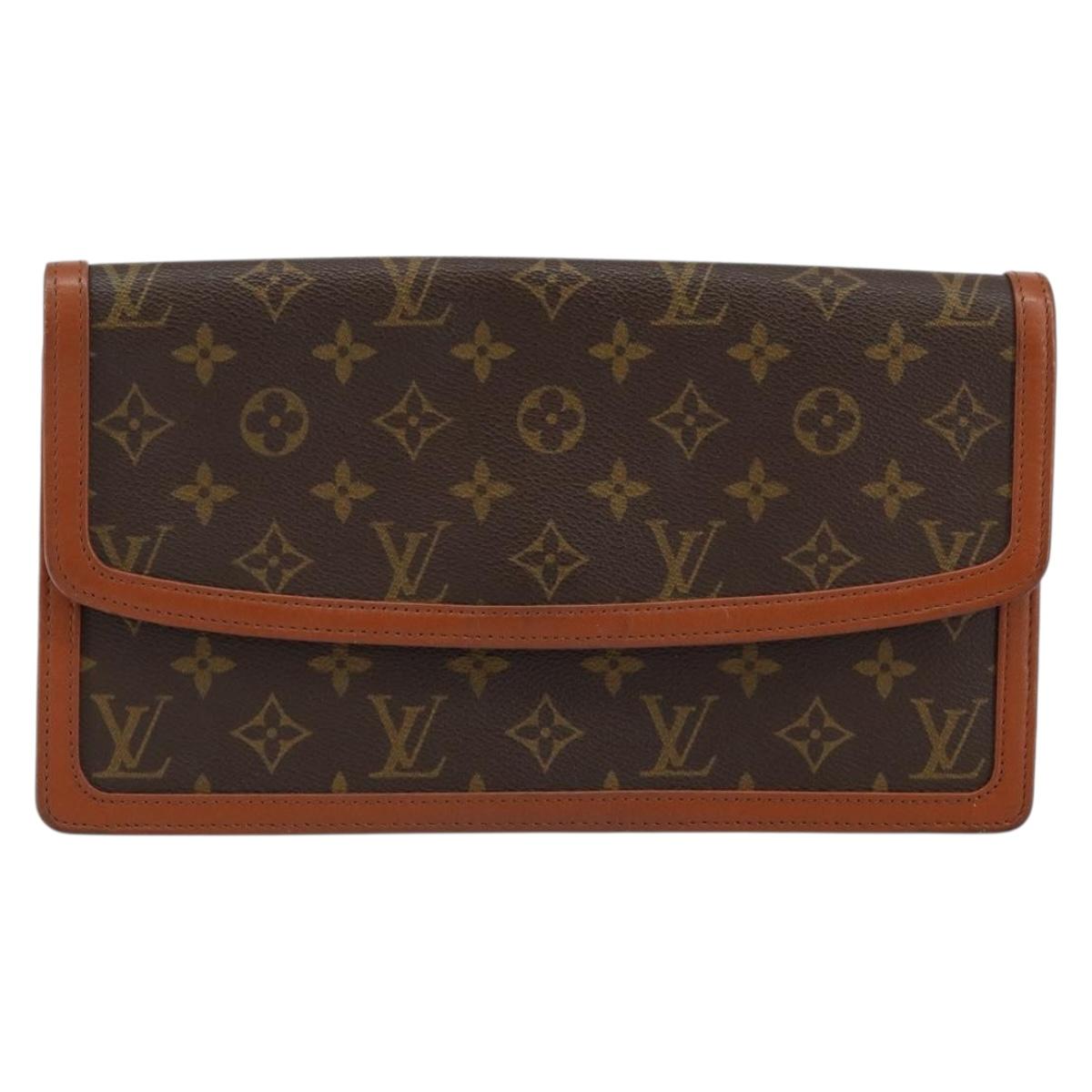 LOUIS VUITTON Monogram Pochette Dam GM Clutch Bag M51810 LV Auth ep11197
