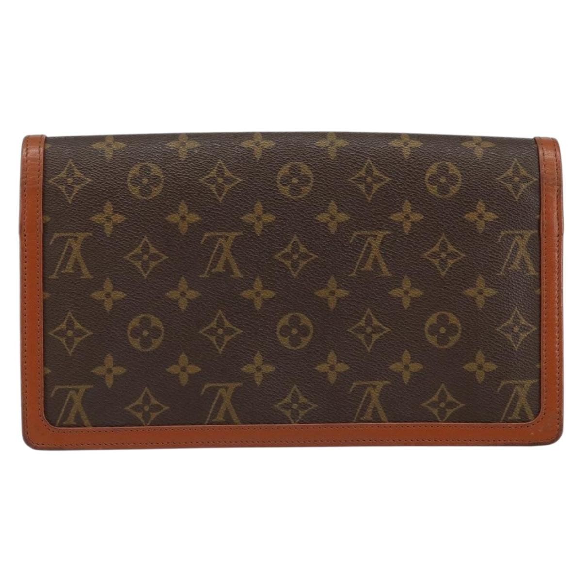 LOUIS VUITTON Monogram Pochette Dam GM Clutch Bag M51810 LV Auth ep11197