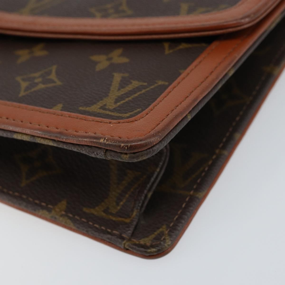 LOUIS VUITTON Monogram Pochette Dam GM Clutch Bag M51810 LV Auth ep11197
